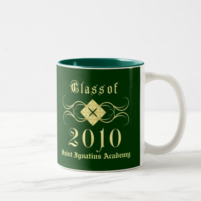 Classe de 2010 - tasses élégantes de cadeau (Droit)