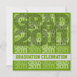 Classe De 2011 Invitation Du Parti De La Diplôme 0