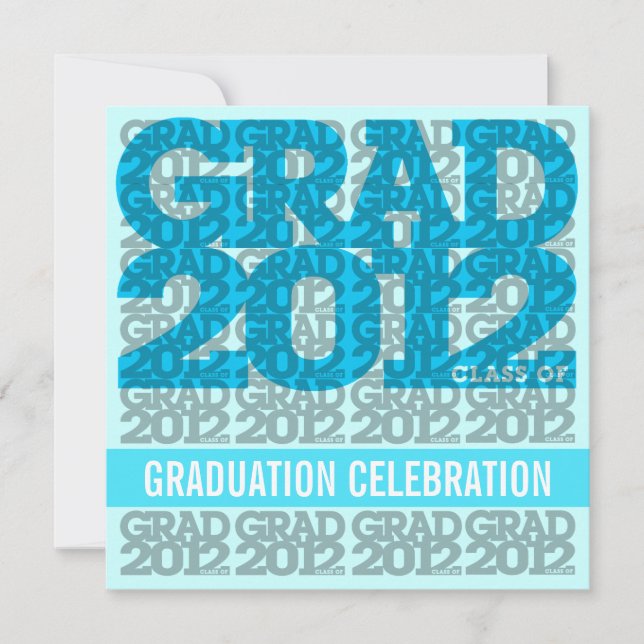 Classe De 2012 Invitation De Diplômés 12BG (Devant)