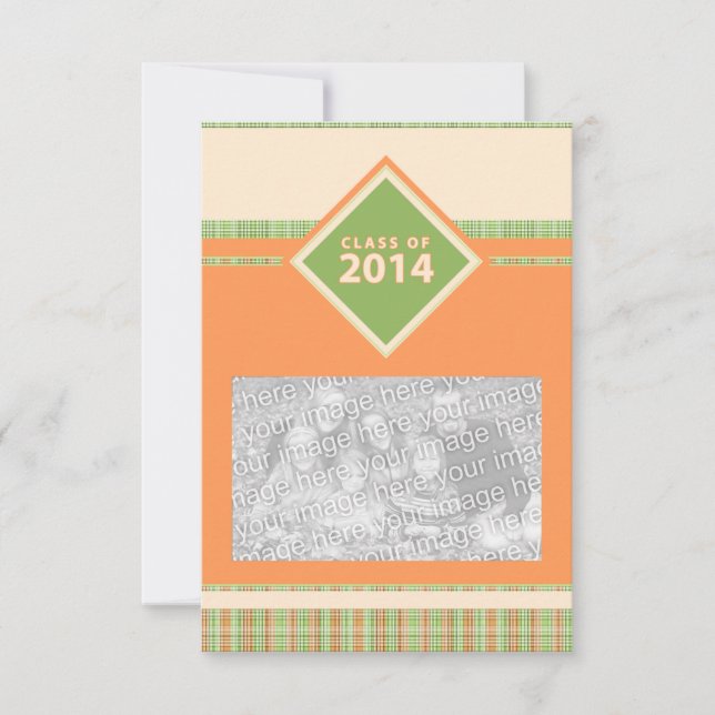 classe de 2014 : faire-part de graduation plaid (Devant)