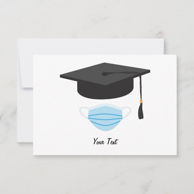 Classe de 2020 Graduation - Casquette et visage (Devant)