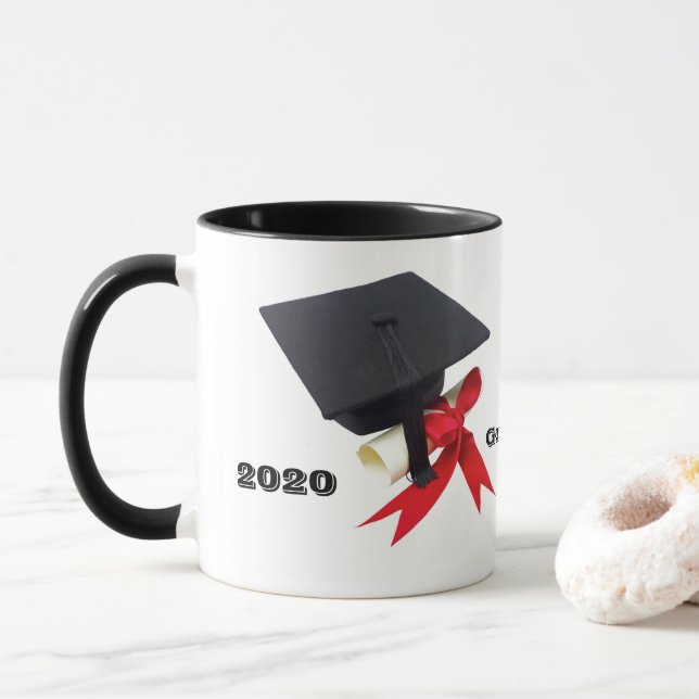 Classe de 2020 Graduation Day Coffee Mug par Janz (Avec donut)