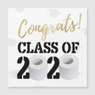 Classe de 2020 Graduation Quarantine Magnetic Card