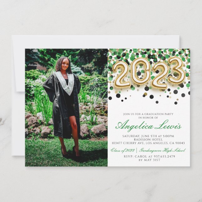 Classe de 2023 Graduation Party Invitation (Devant)