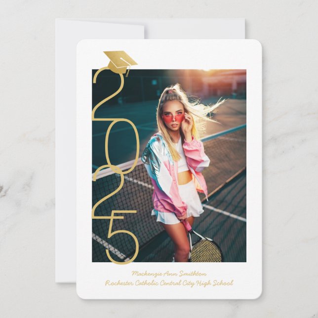 Classe de 2023 Moderne Invitation Open House (Devant)