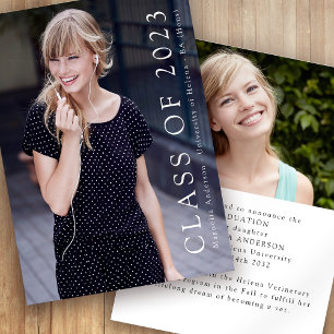 Classe de 2023 Photo Graduation Faire-part
