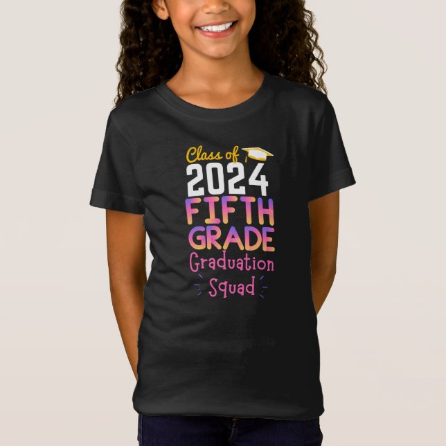 Classe de 2024 - T-shirt de l'équipe de 5e année (Devant)