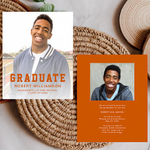 Classe de 2025 Budget 2-Photo Orange Graduation