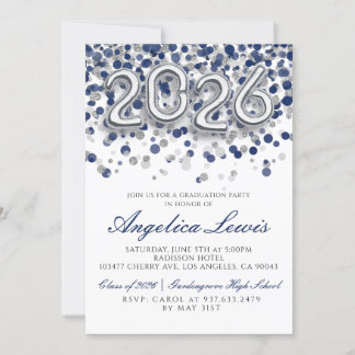 Classe de 2026 Graduation Party Invitation