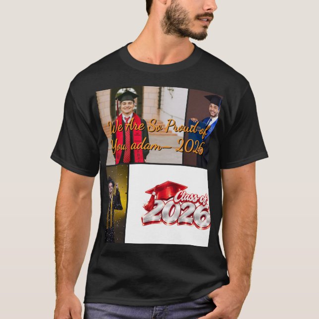 Classe de 2026 – T-Shirt Édition Premium pour Dipl (Devant)
