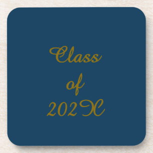 Classe de 202X Graduation dessous de verre en plas