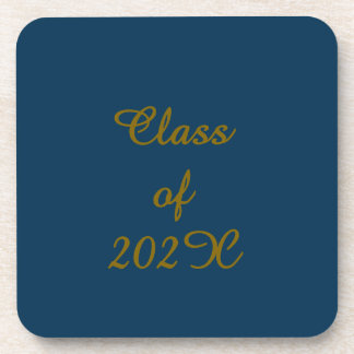 Classe de 202X Graduation dessous de verre en plas