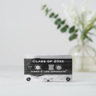 Classe de 20xx Graduation Audio Cassette Cartes de