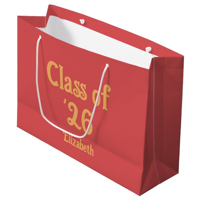 Classe de '26 Sac Cadeau de Remise des Diplômes de (Devant Angle)