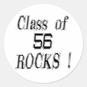Classe de '56 roches ! Autocollant