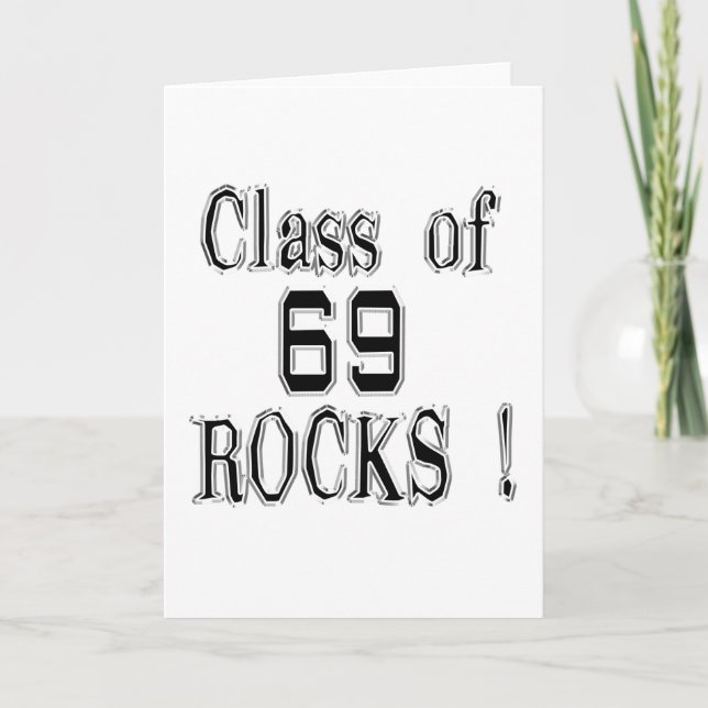 Classe de '69 roches ! Carte de voeux (Devant)