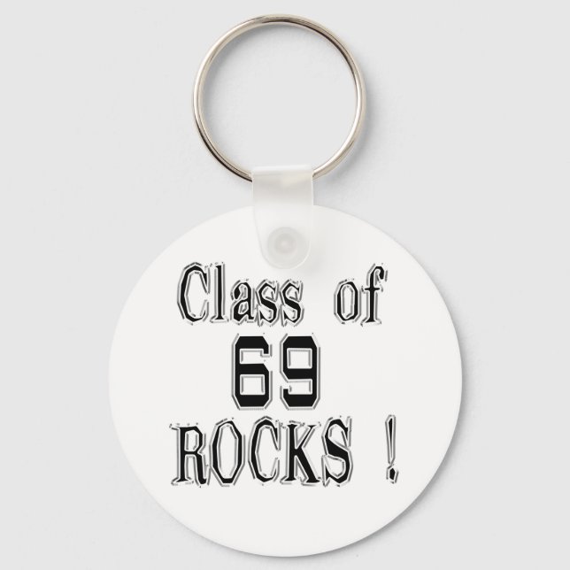 Classe de '69 Rocks ! Porte-clés (Recto)