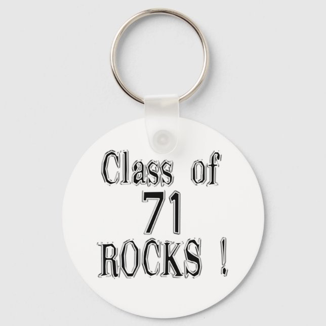 Classe de '71 Rocks ! Porte-clés (Recto)