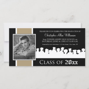Classe de [ANNÉE] Faire-part de diplôme : taupe