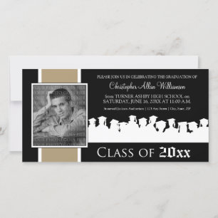 Classe de [ANNÉE] Faire-part de diplôme : taupe