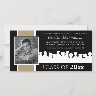 Classe de [ANNÉE] Faire-part de diplôme : taupe