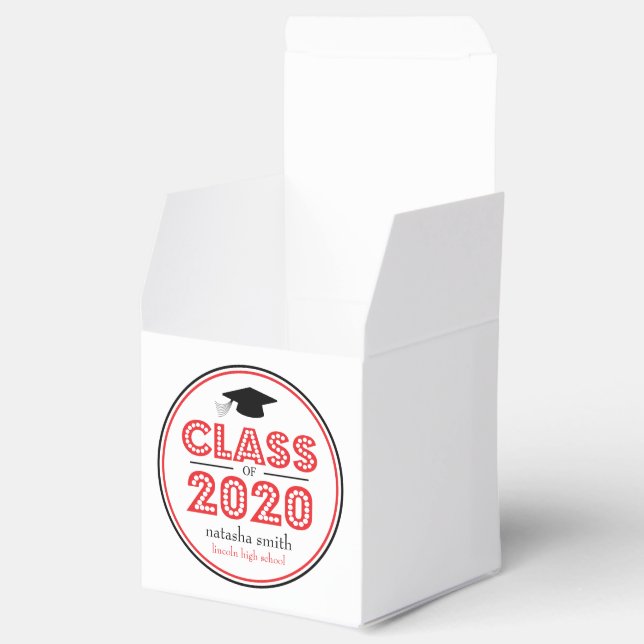 Classe De Ballotins De Diplôme De 2020 (Rouge) (Ouvert)