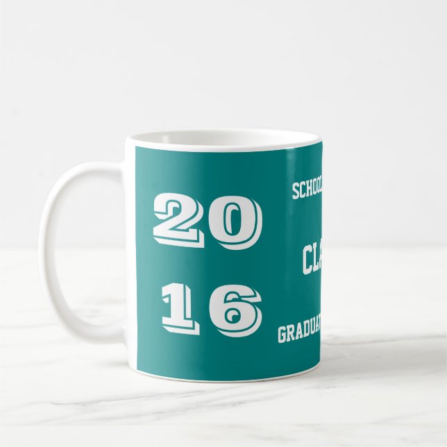 Classe de café Mug Turquoise 2016 par Janz (Gauche)