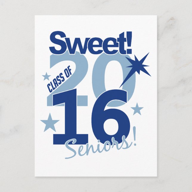 Classe de carte postale 2016, personnalisable (Devant)