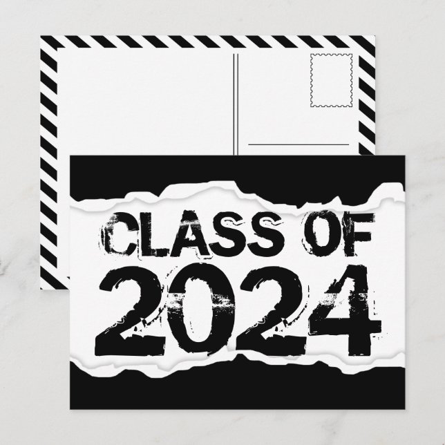 Classe de carte postale 2022 (déchirure de page) (Devant / Derrière)