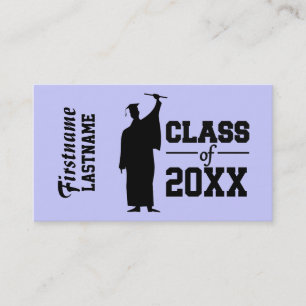 Classe de cartes de visite personnalisés année par