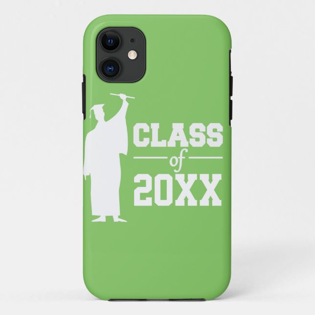 Classe de coque iphone personnalisé année par anné (Dos)