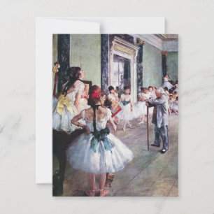 Classe de danse par Edgar Degas, Ballet Art Vintag