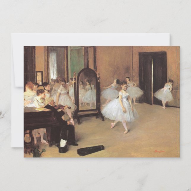 Classe de danse par Edgar Degas, Ballet Vintage (Devant)