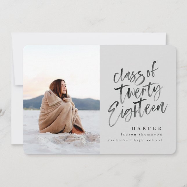 Classe de faire-part diplômée 2018 (Devant)