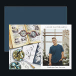 Classe de fin d'études de 2022 Sciences De l'envir<br><div class="desc">Classe de graduation de 2022 Science De l'environnement Médicale Foresterie Agriculture Grad Photo Faire-part présente une aquarelle d'un milieu de travail biologiste qui comprend des lunettes, des livres, des boîtes de Pétri de laboratoire, des microbes, une pipette, des virus et plus encore. Le texte "Grad", votre qualification, votre nom, l'année...</div>