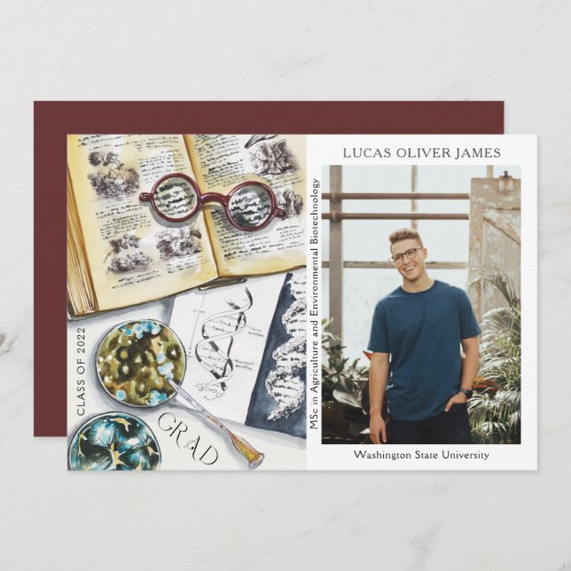 Classe de fin d'études de 2022 Sciences De l'envir (Devant / Derrière)