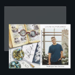 Classe de fin d'études de 2022 Sciences De l'envir<br><div class="desc">Classe de graduation de 2022 Science De l'environnement Médicale Foresterie Agriculture Grad Photo Faire-part présente une aquarelle d'un milieu de travail biologiste qui comprend des lunettes, des livres, des boîtes de Pétri de laboratoire, des microbes, une pipette, des virus et plus encore. Le texte "Grad", votre qualification, votre nom, l'année...</div>