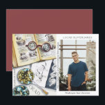 Classe de fin d'études de 2022 Sciences De l'envir<br><div class="desc">Classe de graduation de 2022 Science De l'environnement Médicale Foresterie Agriculture Grad Photo Faire-part présente une aquarelle d'un milieu de travail biologiste qui comprend des lunettes, des livres, des boîtes de Pétri de laboratoire, des microbes, une pipette, des virus et plus encore. Le texte "Grad", votre qualification, votre nom, l'année...</div>