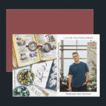 Classe de fin d'études de 2022 Sciences De l'envir<br><div class="desc">Classe de graduation de 2022 Science De l'environnement Médicale Foresterie Agriculture Grad Photo Faire-part présente une aquarelle d'un milieu de travail biologiste qui comprend des lunettes, des livres, des boîtes de Pétri de laboratoire, des microbes, une pipette, des virus et plus encore. Le texte "Grad", votre qualification, votre nom, l'année...</div>