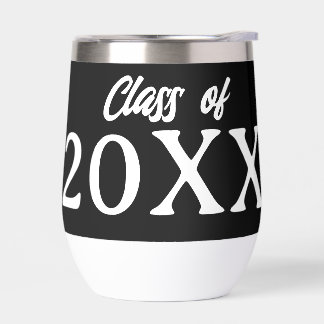 Classe de fin d'études noir et blanc personnalisée