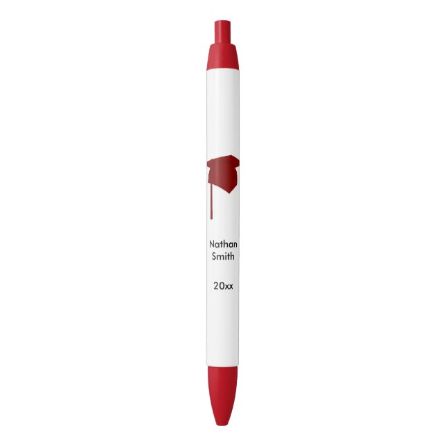 Classe de graduation personnalisée Stylos rouge (devant Vertical)