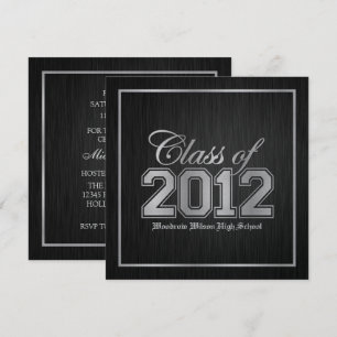 Classe de invitations de diplômes Premium Silver 2