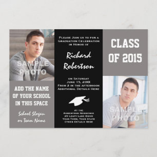 Classe de Invitations du Young Man's Graduation Pa