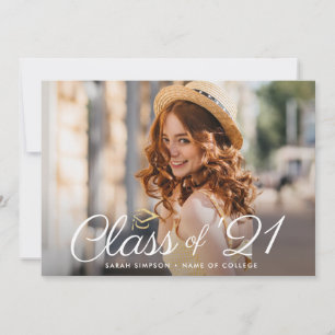 Classe de photos moderne de la faire-part de 2021