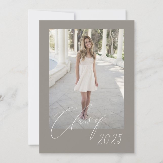 Classe de Script Diplômé Carte 5 Photos (Devant)