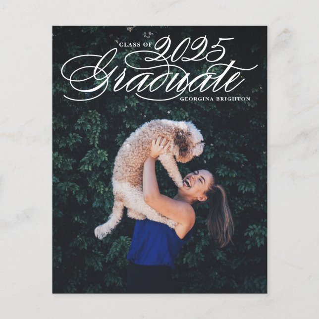 Classe de script élégant de 2024 Graduation Invita (Devant)