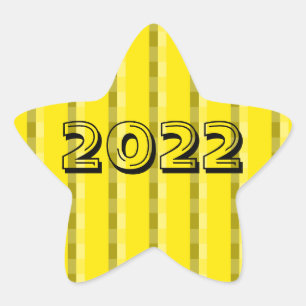 Classe de Sticker étoile jaune clair 2022 par Janz