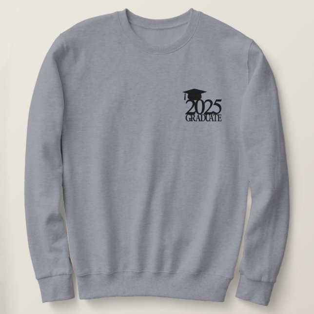 Classe de Sweatshirt diplômé 2025 (Design devant)