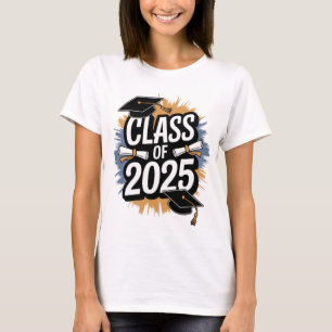 Classe de T-shirt 2025 Graduation - Année Supérieu