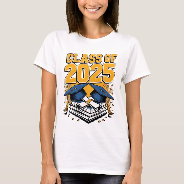 Classe de T-shirt 2025 Graduation - Année Supérieu (Devant)